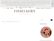 Tablet Screenshot of blogprinzessin.de